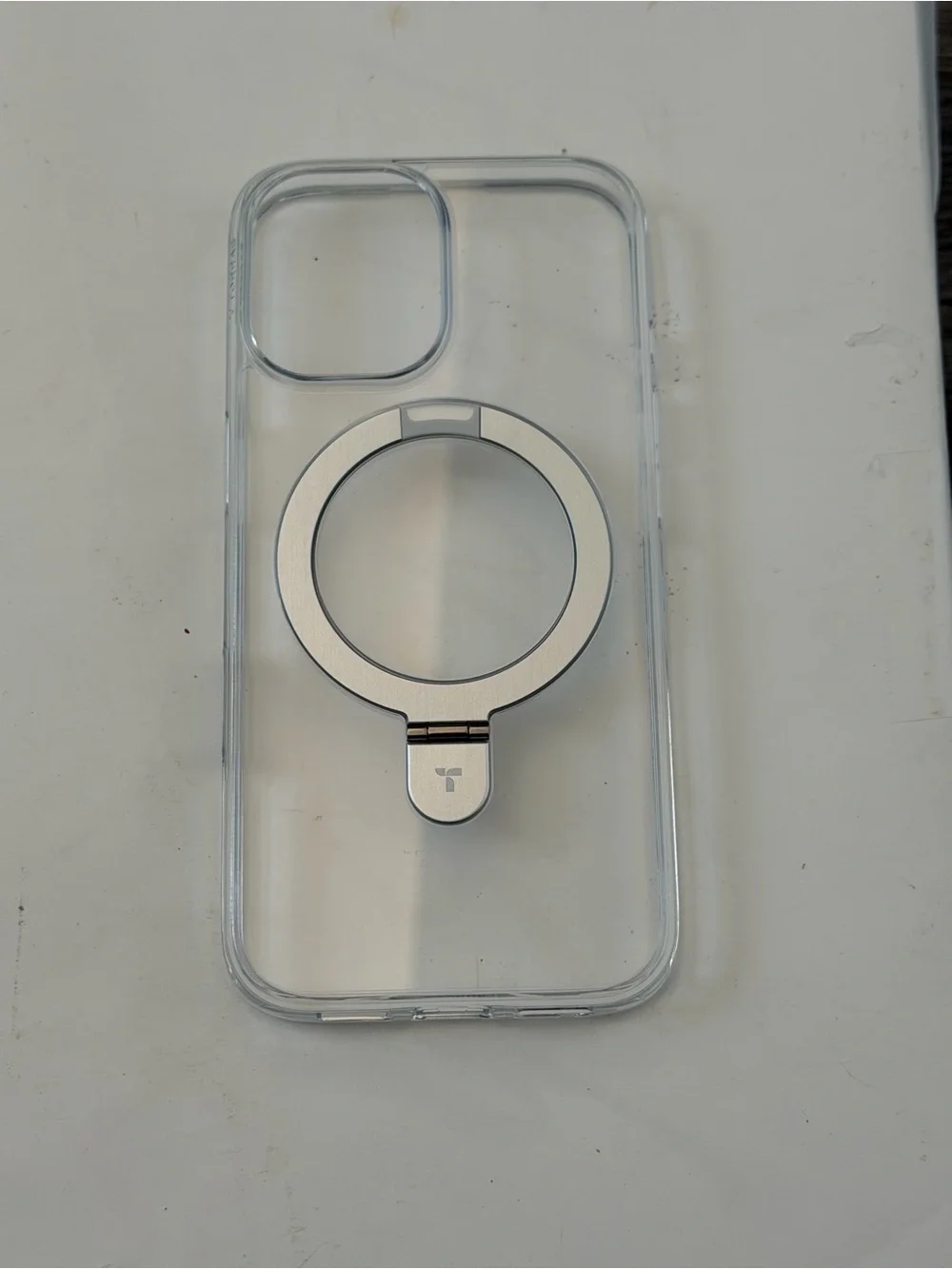 TORRAS for iPhone 17 Case Clear Magnetic Stand, Fit for MagSafe, 6.3